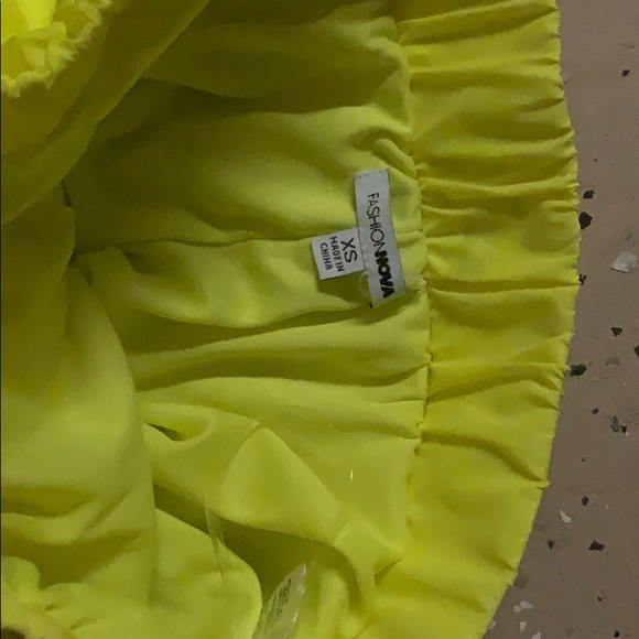Fashion nova neon lime lounge set! - Picture 6 of 13